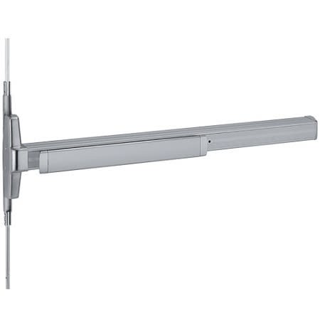 Narrow Style, Concealed Vertical Rod Exit Device, Satin Aluminum Clear Anodized